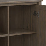 Lev - Low Storage Cabinet - Smoky Brown - Furniture Home Direct