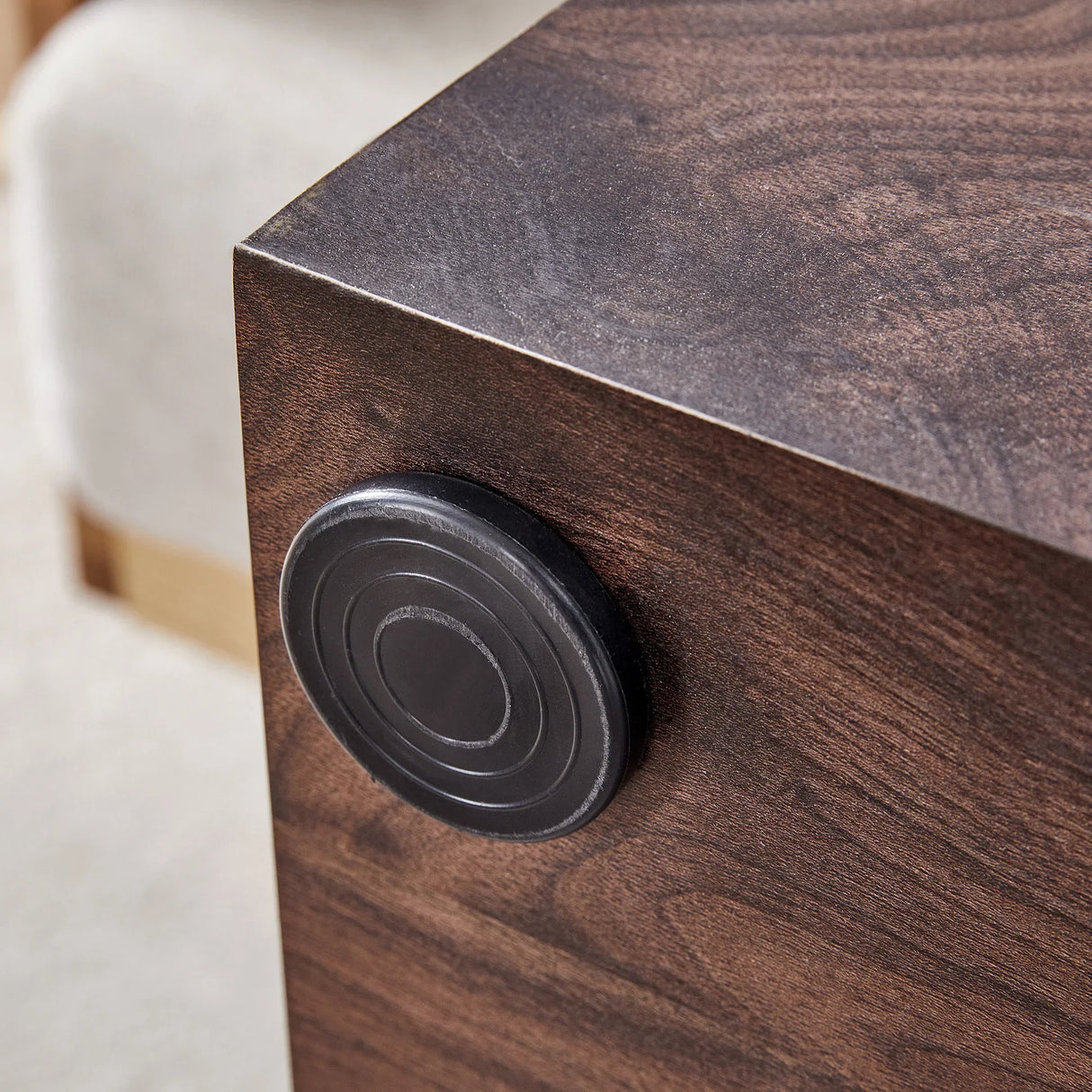 Coffee Table Modern Wood Grain Rectangular Finish Walnut - Furniture Home Direct
