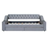 Upholstered Daybed With Storage Armrests And USB Port - Furniture Home Direct