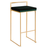 Fuji - Contemporary / Glam & Quality Construction Barstool - Furniture Home Direct