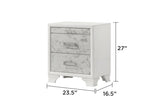 Bedroom Set 5 Piece Modern Queen Bed Dresser White - Furniture Home Direct
