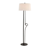 Shadow Contemporary Floor Lamp - Black / White - Furniture Home Direct