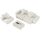 Modern Oversized Diy Combination Modular Sectional Sofa With Pillows - Furniture Home Direct