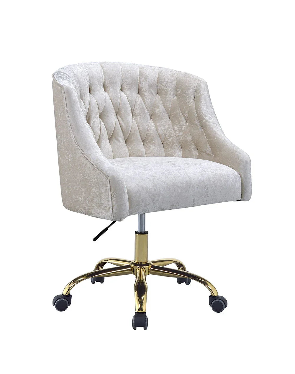 Levian - Office Chair - Cream / Gold - Furniture Home Direct