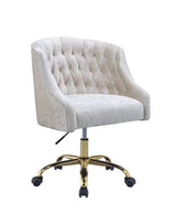 Levian - Office Chair - Cream / Gold - Furniture Home Direct