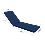 Outdoor Lounge Chair Set - Navy Blue - Furniture Home Direct