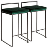 Fuji - Contemporary Style Stackable Counter Stool - Furniture Home Direct