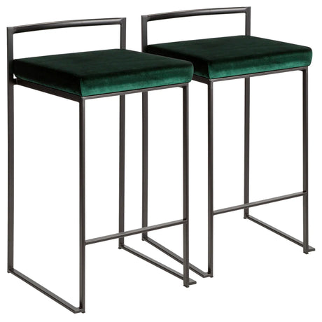 Fuji - Contemporary Style Stackable Counter Stool - Furniture Home Direct