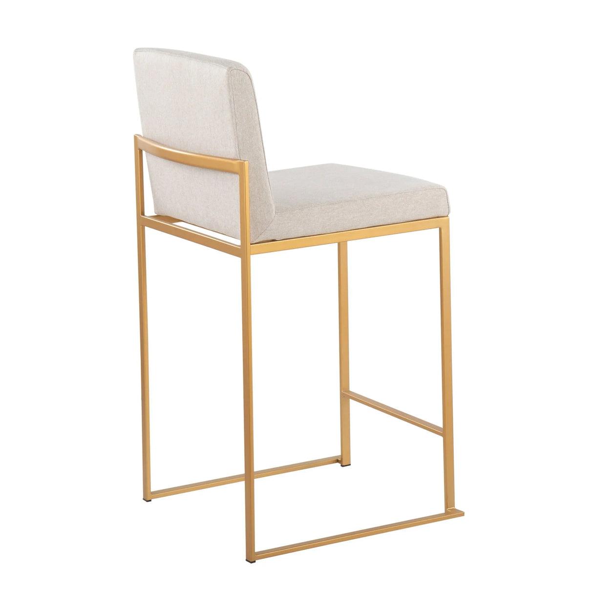 Fuji - Contemporary High Back Stylish Counter Stool - Furniture Home Direct