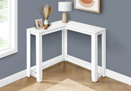 Corner Accent Console Table For Entryway, Unique Design Contemporary & Modern - Furniture Home Direct