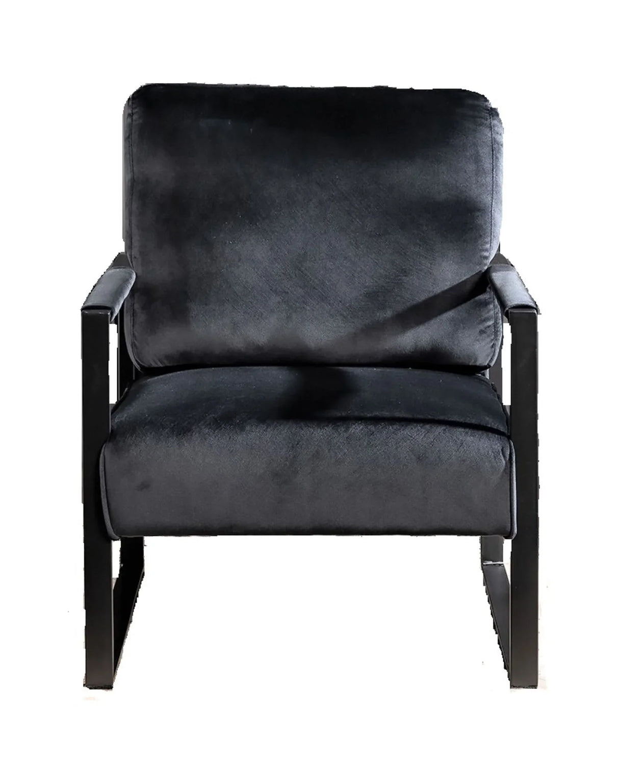 Classic Mid Century Modern Accent Chair With Durable Square Metal Frame, Armchair - Furniture Home Direct