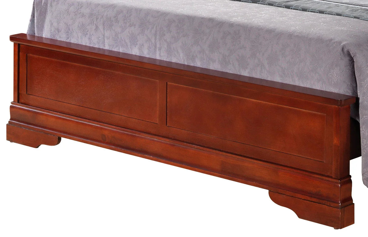 Sleigh Bed With Low Footboard - Furniture Home Direct