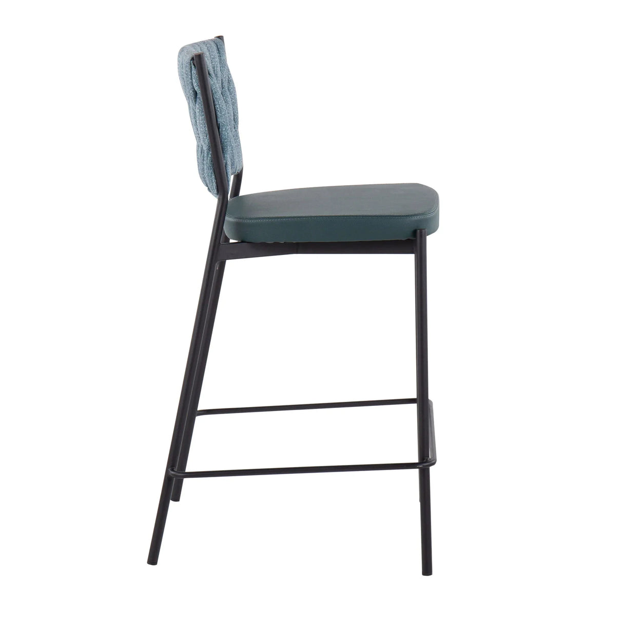 Tania - Braided Contemporary Counter Stool (Set of 2) - Furniture Home Direct