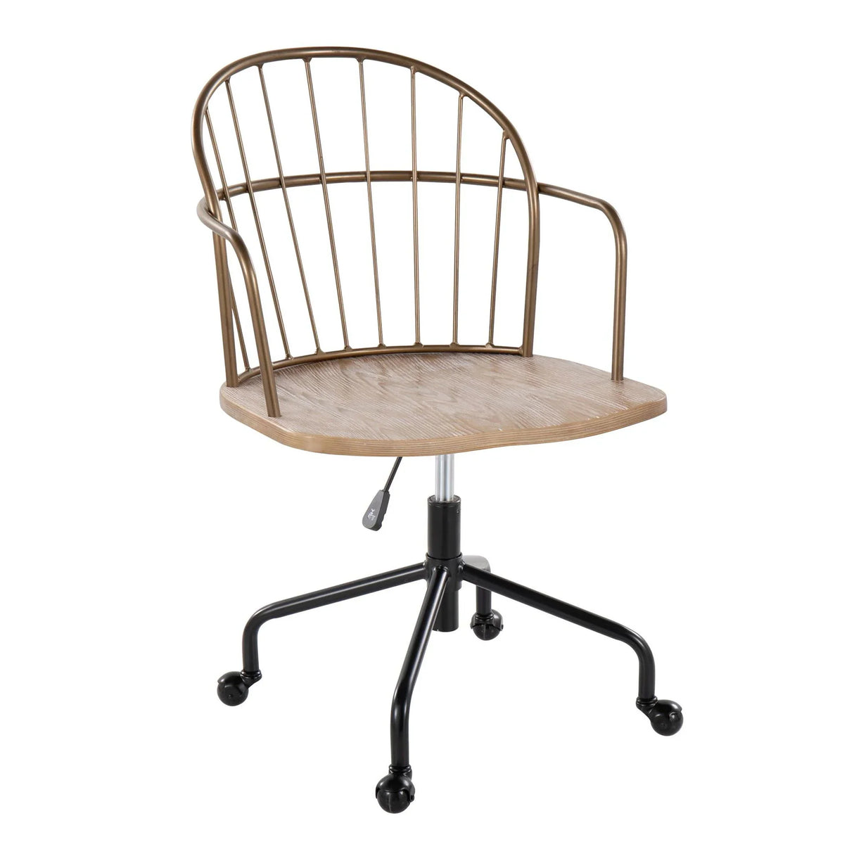 Riley - Farmhouse Adjustable Office Chair - Furniture Home Direct