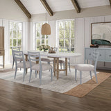 Triad - Double Pedestal Dining Table With Leaf - Sand - Furniture Home Direct