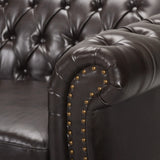 3 Seater Sofa -Brown - Furniture Home Direct
