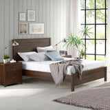 Albany - Bed Frame With Headboard, Heavy Duty Modern Rustic Design - Furniture Home Direct