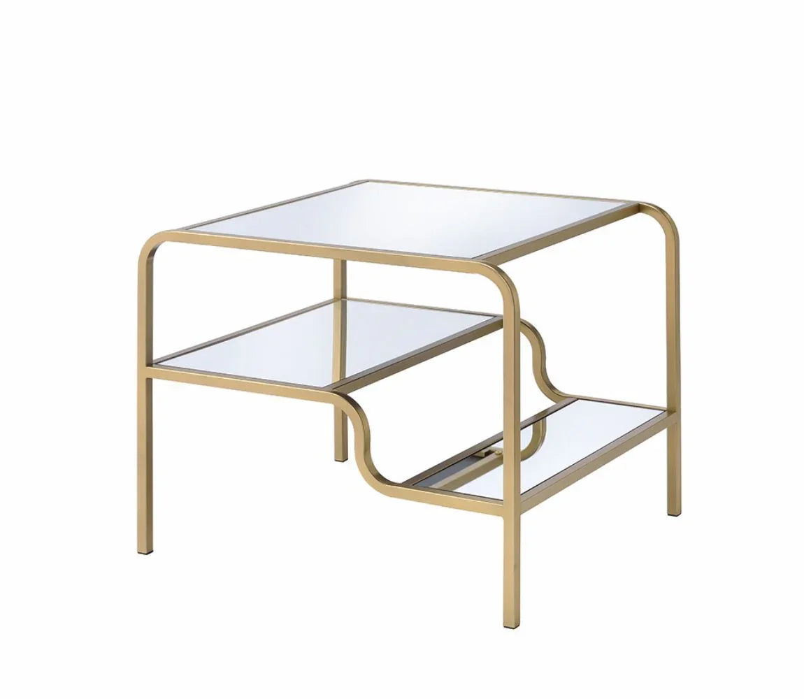Astrid - Mirrored Table - Furniture Home Direct