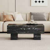 Modern Simple Marble Texture Coffee Table - Furniture Home Direct