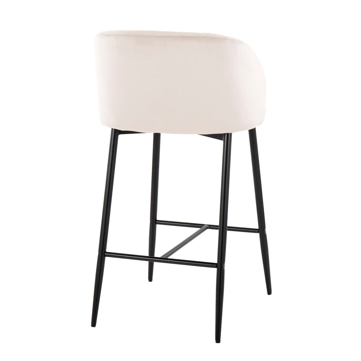 Fran - Contemporary Fixed Height Counter Stool (Set of 2) - Furniture Home Direct