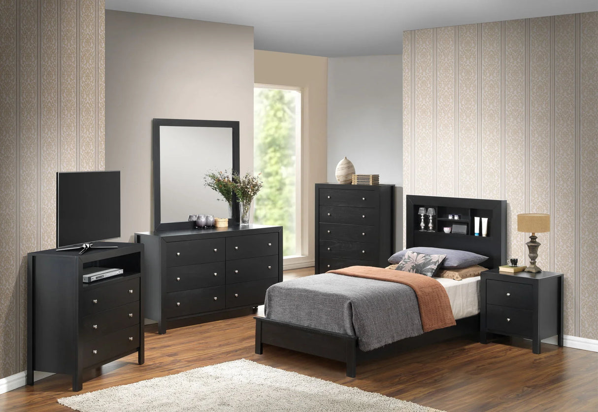 Bed With Transitional Design Stylish - Furniture Home Direct