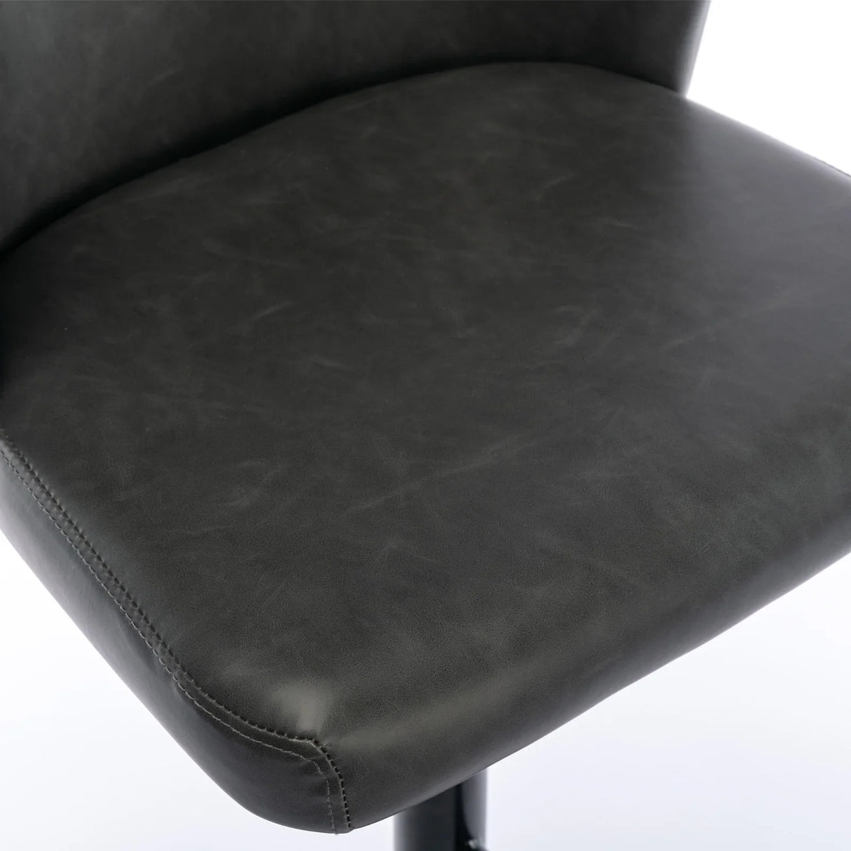 Counter Height Bar Stools Tufted Upholstered Dark Gray - Furniture Home Direct