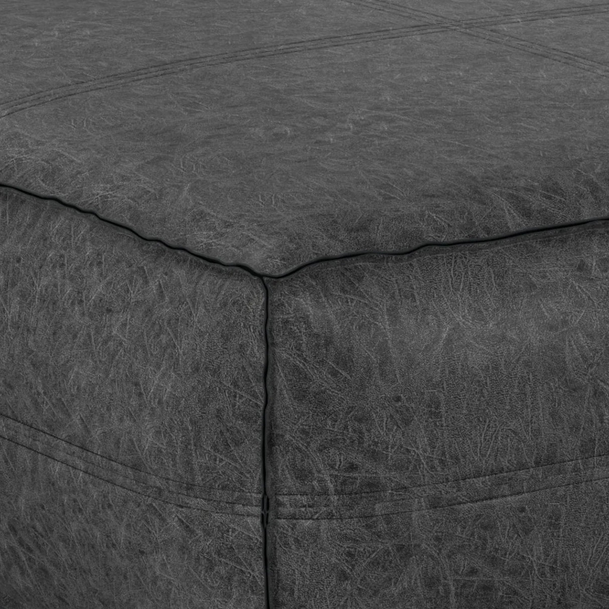 Brody - Large Square, Coffee Table Pouf - Furniture Home Direct