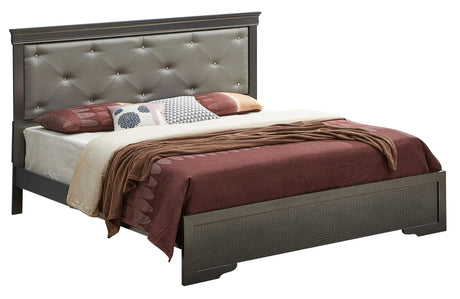 Chic Elegantly Designed Transitional Bed - Furniture Home Direct