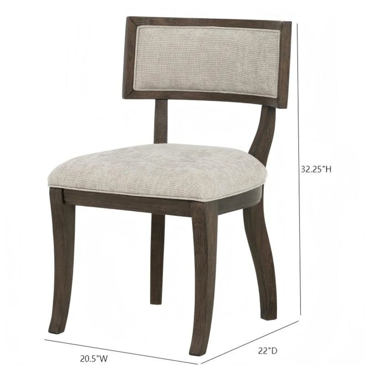Marie - Upholstered Dining Chair (Set of 2) - Beige - Furniture Home Direct