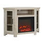 Classic Glass Door Fireplace TV Stand For Tvs Up To 55" - Furniture Home Direct