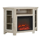 Classic Glass Door Fireplace TV Stand For Tvs Up To 55" - Furniture Home Direct