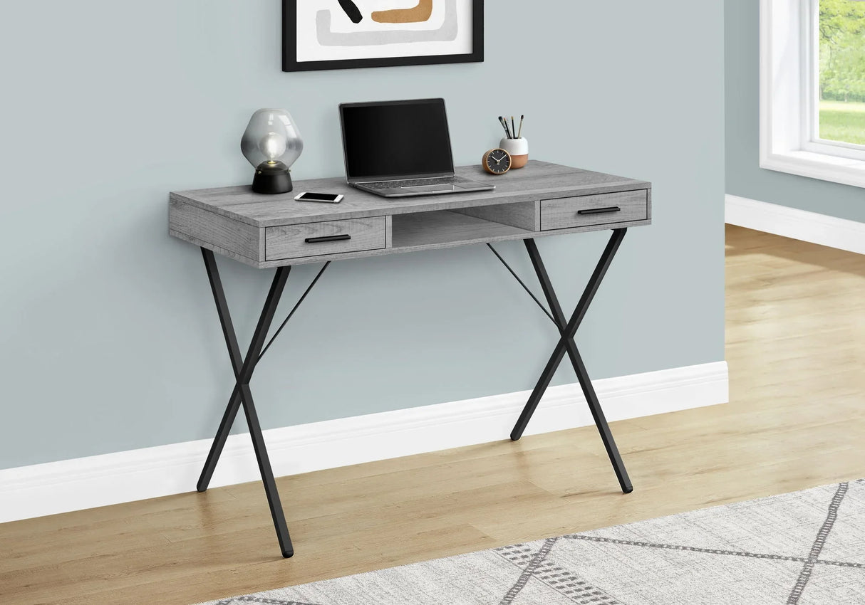 Computer Desk, Home Office, Laptop, Left / Right Set-Up, Storage Drawers, Work, Contemporary, Modern - Furniture Home Direct
