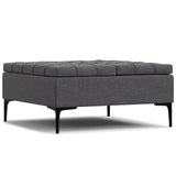 Laura - Lift Top Storage Ottoman - Furniture Home Direct