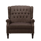 Dunham - Contemporary Fabric Tufted Oversized Pushback Recliner