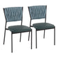 Tania - Braided Contemporary Chair (Set of 2) - Furniture Home Direct