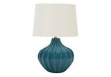 Lighting, Table Lamp, Ceramic, Transitional - Blue - Furniture Home Direct