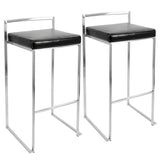 Fuji - Contemporary Stackable Design Barstool - Furniture Home Direct