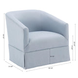 Earl - Skirted Swivel Chair - Furniture Home Direct