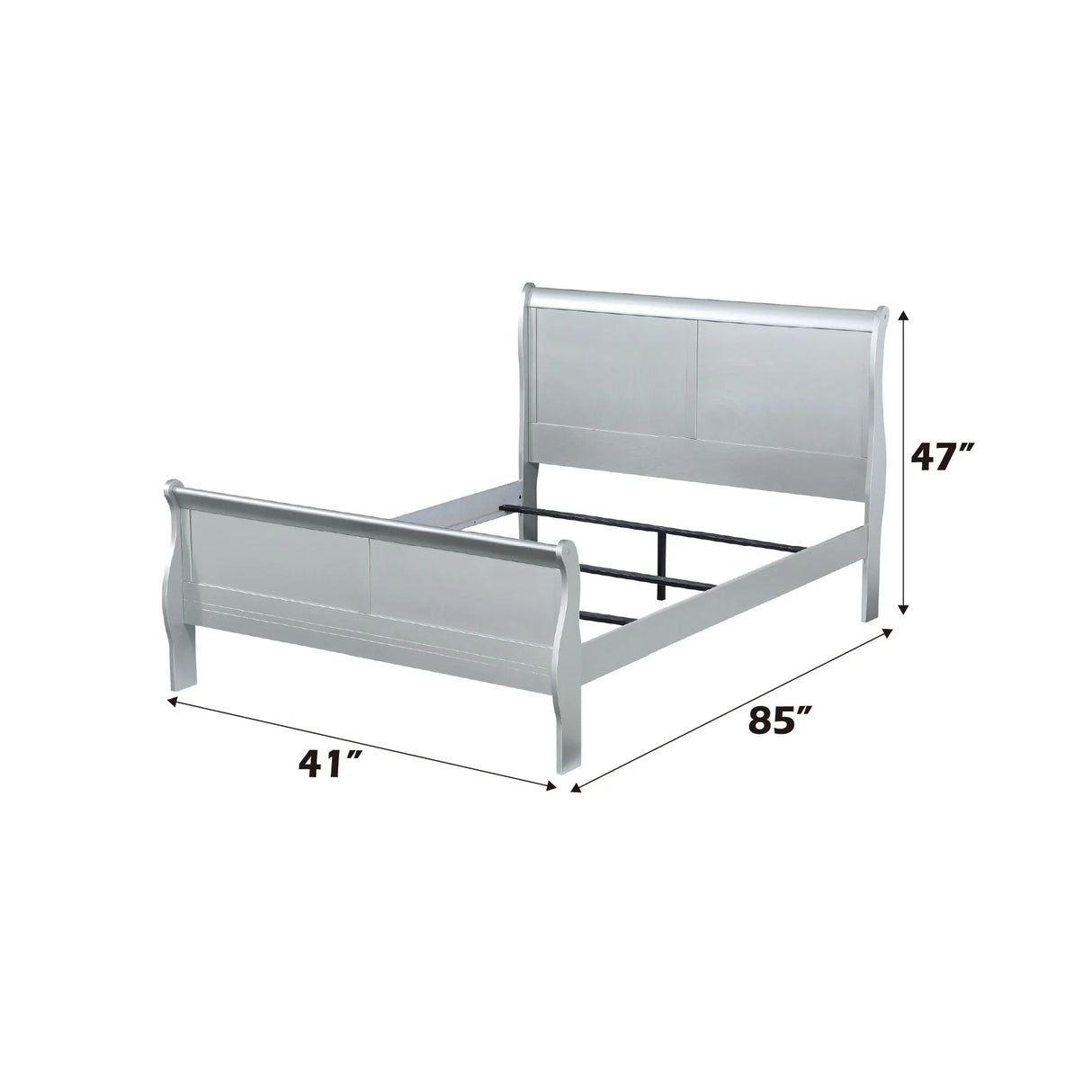 Louis Philippe - Sleigh Style Bed - Furniture Home Direct