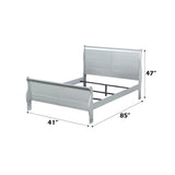 Louis Philippe - Sleigh Style Bed - Furniture Home Direct