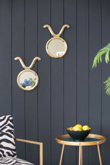 Modern Round Mirror With Aluminum Frame, Wall Decor For Entryway Living Room Hallway - Gold - Furniture Home Direct