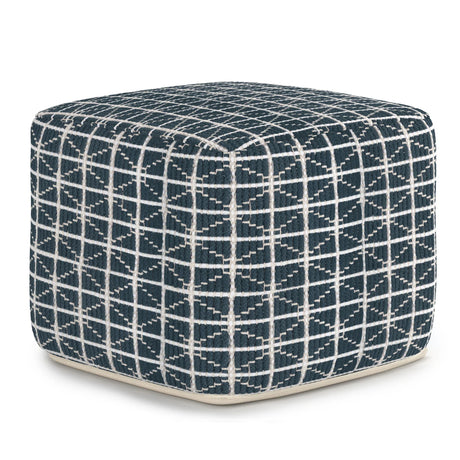 Noreen - Upholstered Square Pouf - Furniture Home Direct