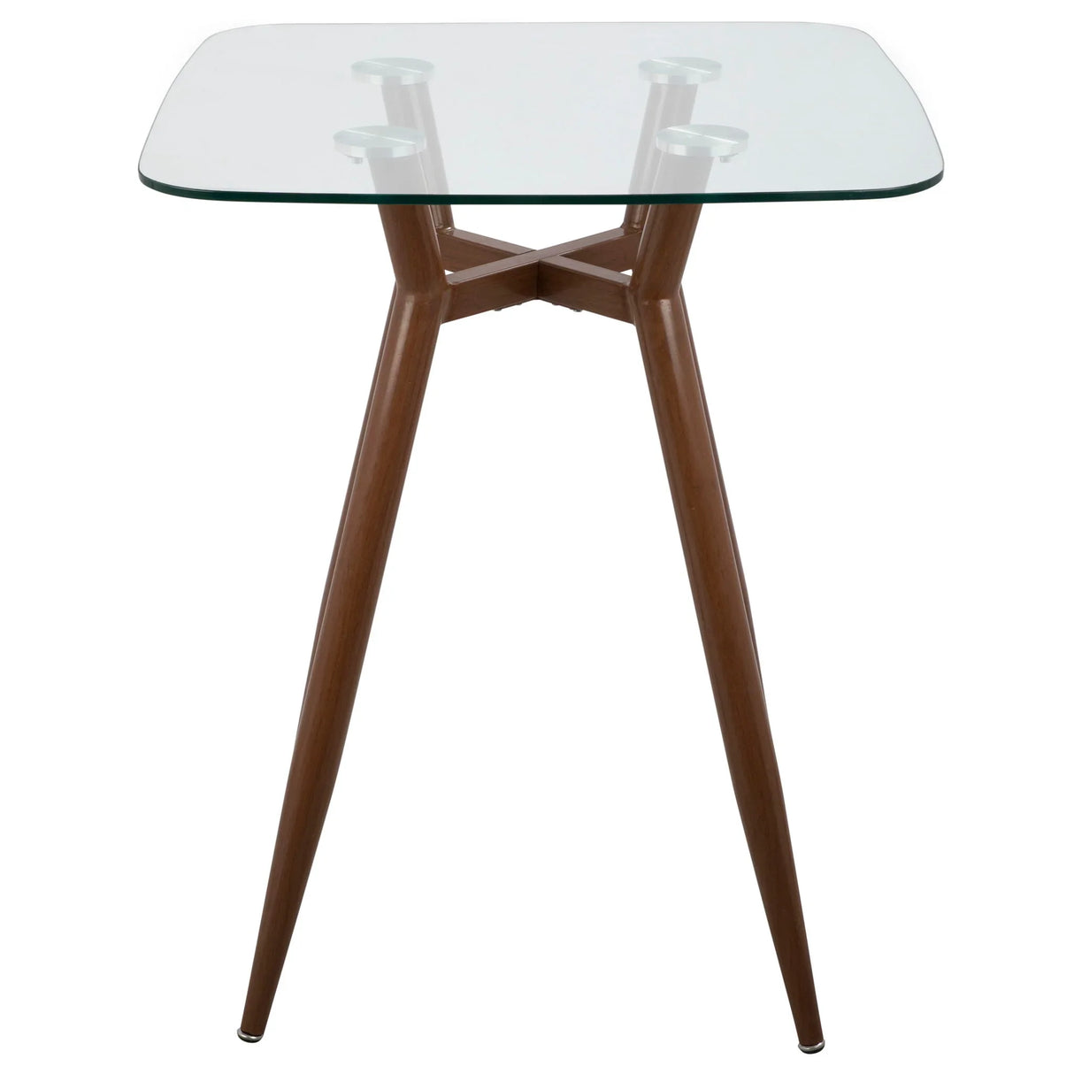 Clara - Mid Century Modern Square Table - Furniture Home Direct