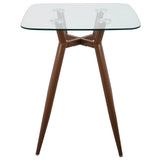 Clara - Mid Century Modern Square Table - Furniture Home Direct