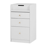 Vanity Desk With Mirror Small Compact Modern Style White - Furniture Home Direct