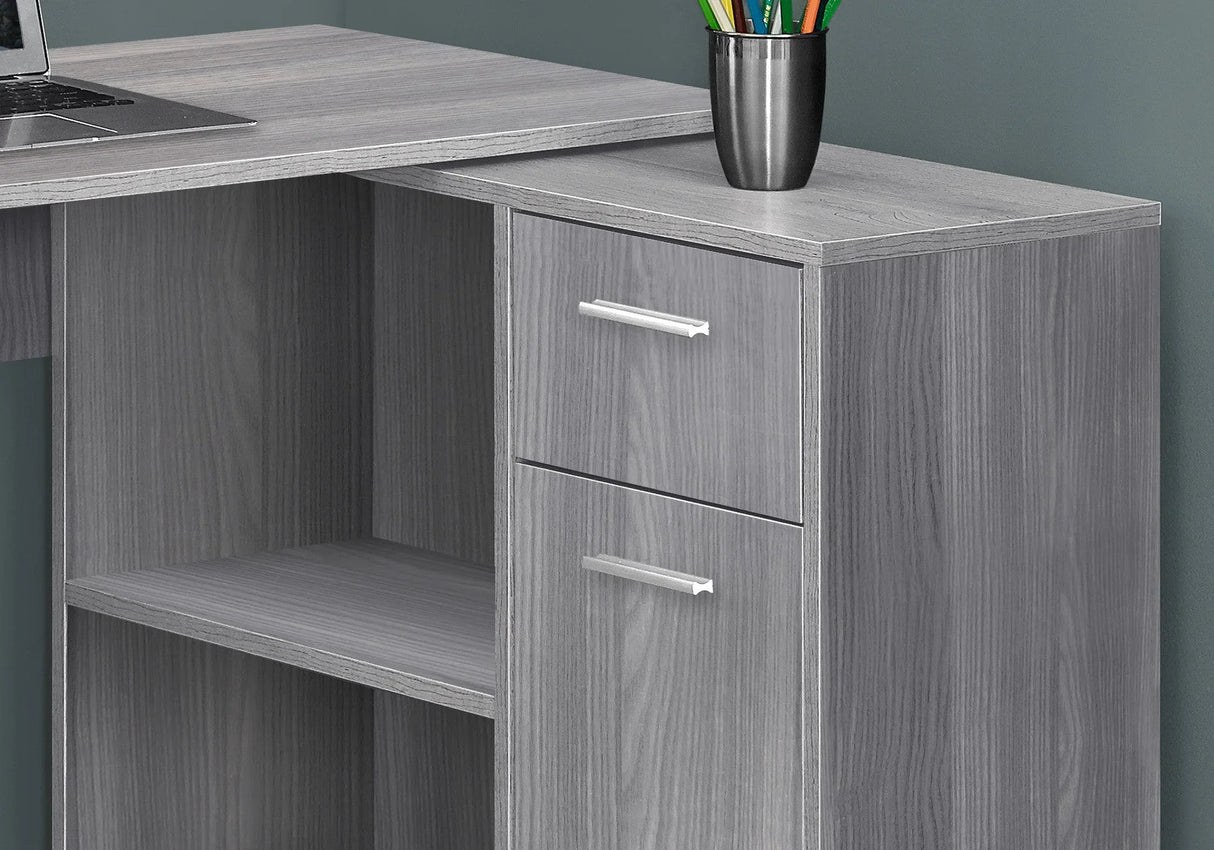 Computer Desk, Home Office, Corner, Storage Drawers, L Shape, Contemporary & Modern - Furniture Home Direct