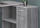 Computer Desk, Home Office, Corner, Storage Drawers, L Shape, Contemporary & Modern - Furniture Home Direct