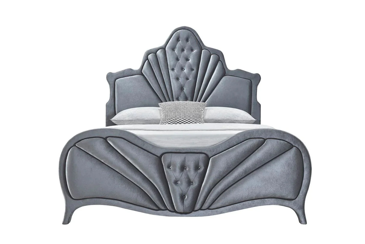 Dante - Queen Bed - Gray - Furniture Home Direct