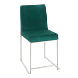 Fuji - Contemporary Modern Elegance High Back Dining Chair (Set of 2) - Furniture Home Direct
