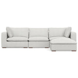 Jasmine Sofa and Ottoman - Off White - Furniture Home Direct